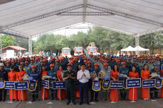 Ngành than nâng cao năng lực, khả năng ứng phó, xử lý sự cố của lực lượng cấp cứu mỏ bán chuyên