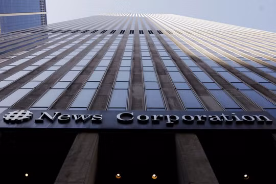Hãng truyền thông News Corp đạt lợi nhuận lớn nhờ tăng trưởng đăng ký