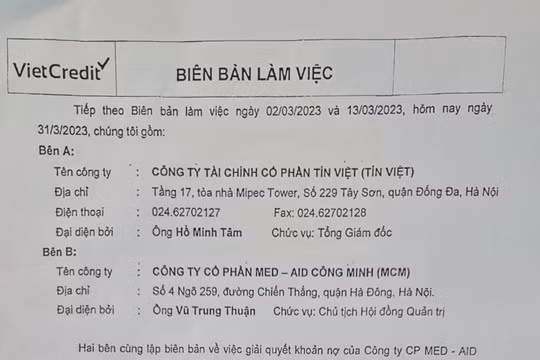 Hiểu thế nào về việc Công ty Cổ phần MED-AID Công Minh trả lại cả trăm tỷ đồng vốn Nhà nước?