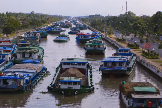 Vận tải đường thủy nội địa tăng trưởng tích cực trong năm 2023