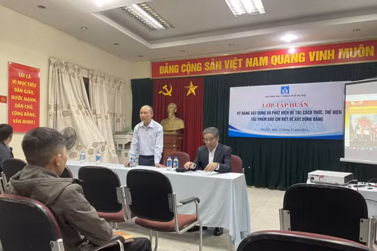 Hội Nhà báo TP. Hà Nội tập huấn nâng cao chất lượng tác phẩm viết về xây dựng Đảng