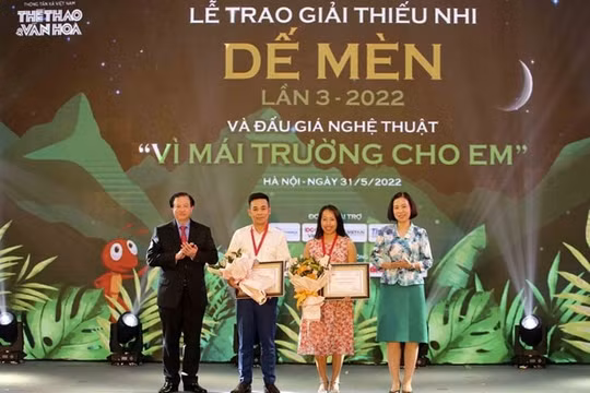 Công bố 10 tác phẩm lọt vào chung khảo Giải thưởng Thiếu nhi Dế Mèn lần 4