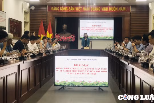 Sẽ lựa chọn 130 tác phẩm vào chung khảo Giải Báo chí về vì sự nghiệp phát triển văn hóa, thể thao, du lịch