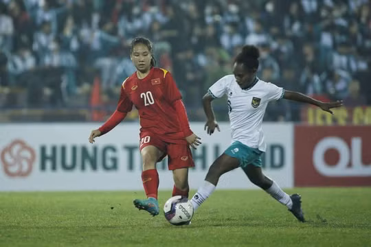 U20 nữ Việt Nam đè bẹp Indonesia nhưng tạm xếp sau Ấn Độ