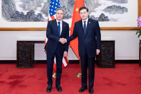Hai ông Antony Blinken và Tần Cương đối thoại 'thẳng thắn và mang tính xây dựng' tại Bắc Kinh
