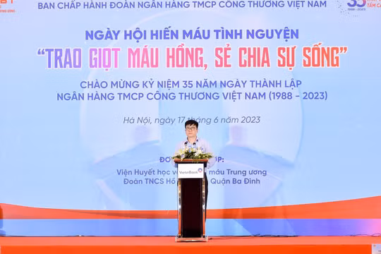 Đoàn Thanh niên VietinBank tổ chức Ngày hội hiến máu toàn hệ thống
