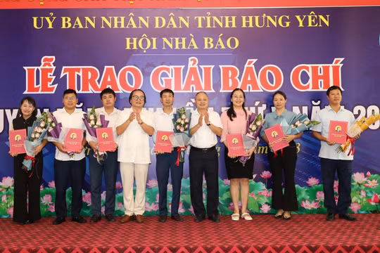 Hưng Yên trao Giải báo chí Nguyễn Văn Linh lần thứ V, năm 2023