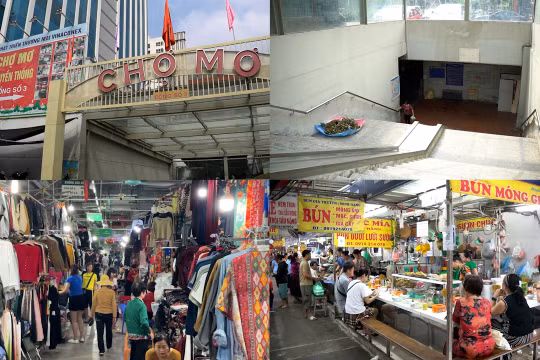 Cận cảnh khu chợ “dưới lòng đất” tại Thủ đô
