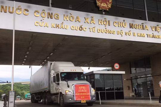 Trong dịp Tết, xuất nhập khẩu hàng hoá qua cửa khẩu Lào Cai đạt hơn 8,5 triệu đô la