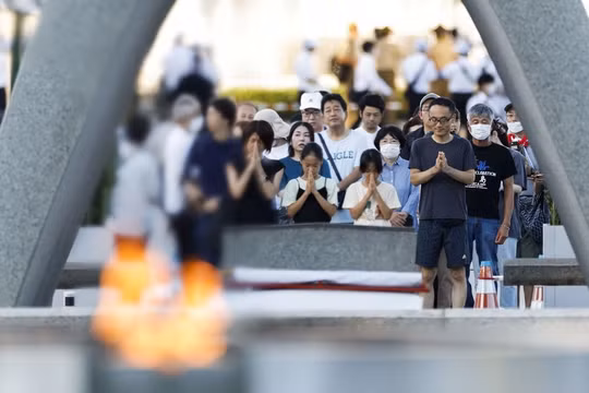 Nhật Bản kỷ niệm 78 năm vụ ném bom hạt nhân Hiroshima