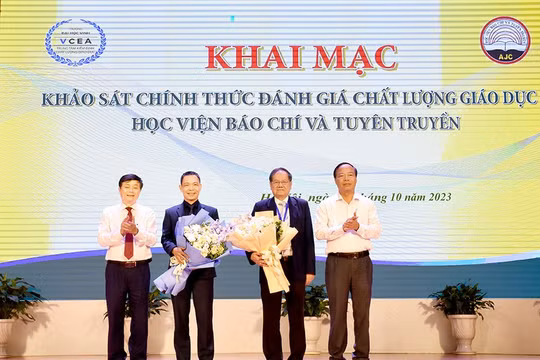 Khai mạc đợt khảo sát đánh giá chất lượng giáo dục Học viện Báo chí và Tuyên truyền