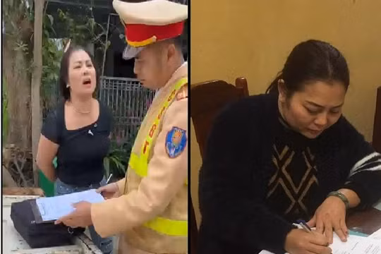Bắt tạm giam 2 tháng với người phụ nữ lăng mạ lực lượng CSGT