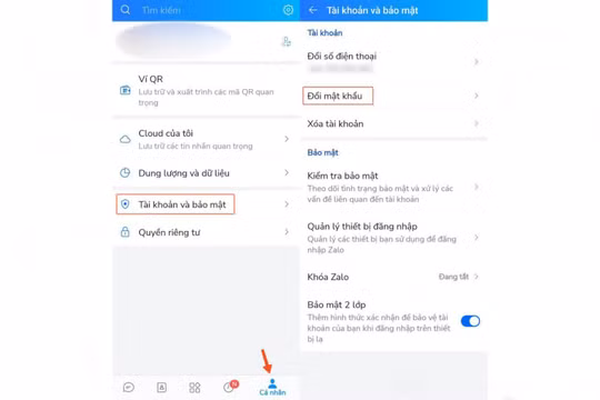 Cách thay đổi password Zalo trên máy tính và smartphone