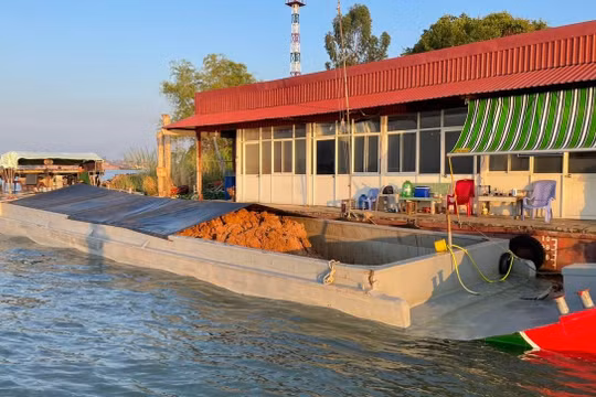 Nhiều phương tiện vận chuyển đất không hóa đơn chứng từ