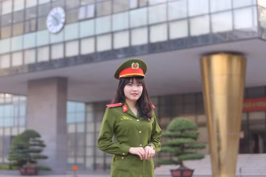 Nữ sinh viên Học viện Cảnh sát nhân dân với ước mơ cống hiến cho quê hương
