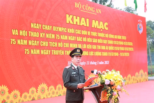 2.500 người tham gia Ngày chạy Olympic khối các đơn vị trực thuộc Bộ Công an