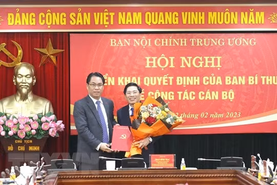 Ông Đặng Văn Dũng giữ chức Phó Trưởng Ban Nội chính Trung ương
