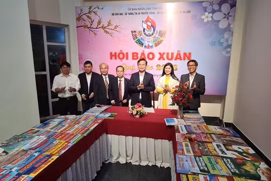 Hội báo Xuân Quý Mão tỉnh Đắk Nông trưng bày hơn 250 ấn phẩm sách, báo, tạp chí