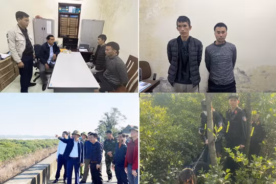 Đã bắt 2 phạm nhân sau 3 ngày trốn khỏi Trại giam Xuân Hà
