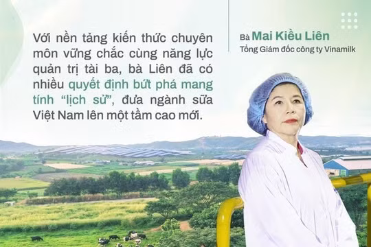 Bà Mai Kiều Liên – Nữ doanh nhân, nhà khoa học tâm huyết vì ngành sữa