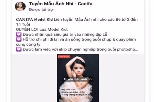 Cảnh giác trước nhiều chiêu trò lừa đảo “tuyển người mẫu nhí” trên mạng xã hội