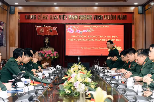 Báo Quân đội nhân dân phát động thi đua “Mừng Đảng, mừng Xuân Quý Mão”
