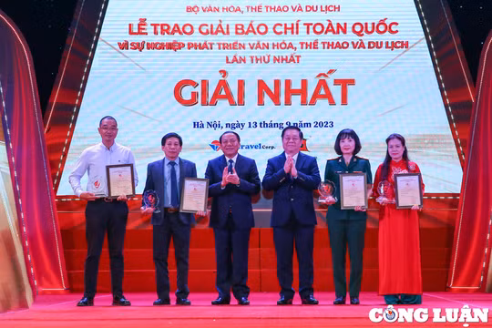 Báo Nhà báo & Công luận có 2 tác phẩm được trao Giải báo chí toàn quốc về văn hóa, thể thao, du lịch