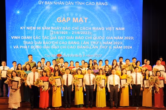 Giải báo chí Cao Bằng lần thứ I năm 2023: Trao giải cho 35 tác phẩm báo chí xuất sắc