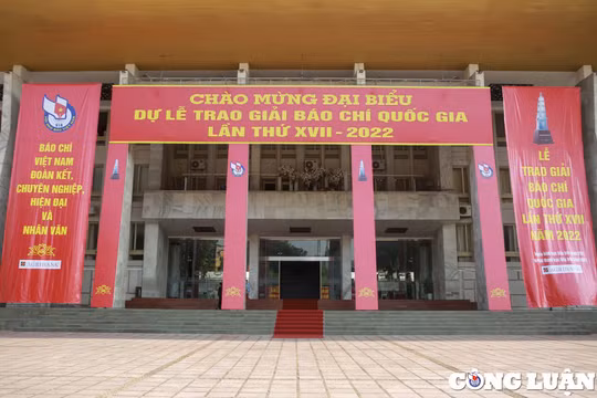 Sẵn sàng cho Lễ trao Giải báo chí Quốc gia lần thứ XVII - năm 2022