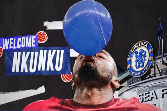 Nkunku chính thức gia nhập Chelsea