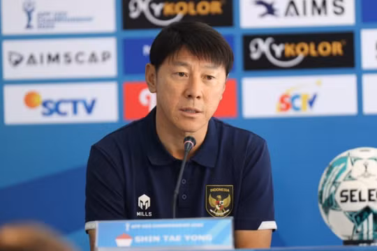HLV Shin Tae-yong tự tin U23 Indonesia sẽ đánh bại U23 Việt Nam