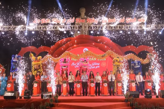 Khai mạc Tuần lễ du lịch và Lễ hội Hoa Xuân tại Sa Đéc (Đồng Tháp)