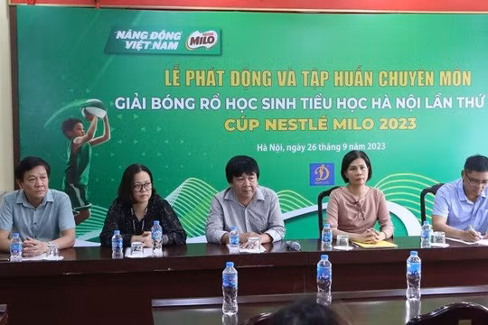 Báo Thiếu niên Tiền phong và Nhi đồng phát động Giải Bóng rổ học sinh tiểu học 2023