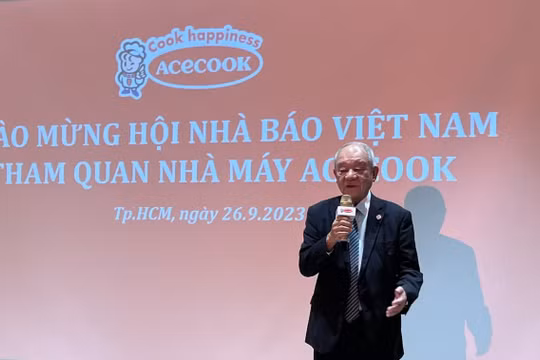 Acecook Việt Nam luôn đồng hành cùng hoạt động báo chí