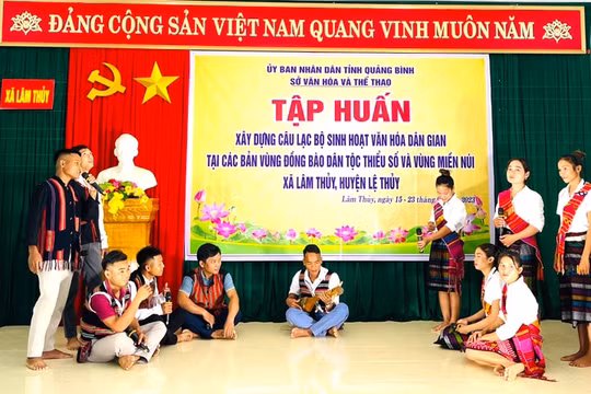 Đẩy mạnh thực hiện dự án 6 Chương trình MTQG 1719, phát huy giá trị văn hóa truyền thống tốt đẹp của các DTTS