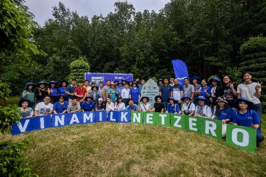 Vinamilk đẩy mạnh hình thành các “Cánh rừng Net Zero” với dự án tái sinh 25 hecta rừng ngập mặn