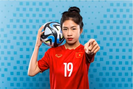 Các tuyển thủ nữ Việt Nam cực ngầu trong buổi chụp hình quảng bá cho FIFA
