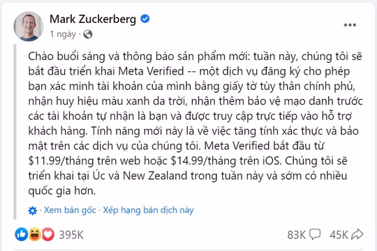 Hết thời bỏ trăm triệu đồng để làm tích xanh Facebook