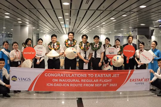 Đà Nẵng khai thác trở lại đường bay Incheon