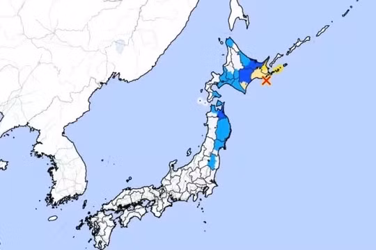 Động đất 6,1 độ richter làm rung chuyển đảo Hokkaido của Nhật Bản