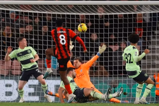 Man City thắng đậm Bournemouth tại Ngoại hạng Anh
