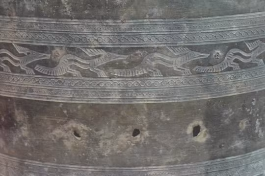 Chiêm ngưỡng bảo vật quốc gia Thạp đồng văn hóa Đông Sơn