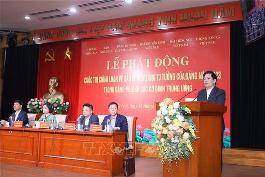 Đảng ủy Khối các cơ quan Trung ương phát động Cuộc thi chính luận về bảo vệ nền tảng tư tưởng của Đảng