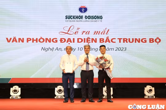 Ra mắt Văn phòng đại diện Báo Sức khỏe & Đời sống khu vực Bắc Trung Bộ