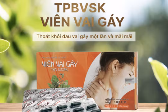 Giảm đau mỏi vai gáy, đau đầu, mất ngủ nhờ Viên vai gáy Thái Dương