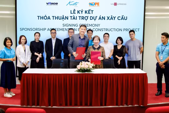 Kusto Home ký kết tài trợ dự án xây cầu cùng Hope Foundation