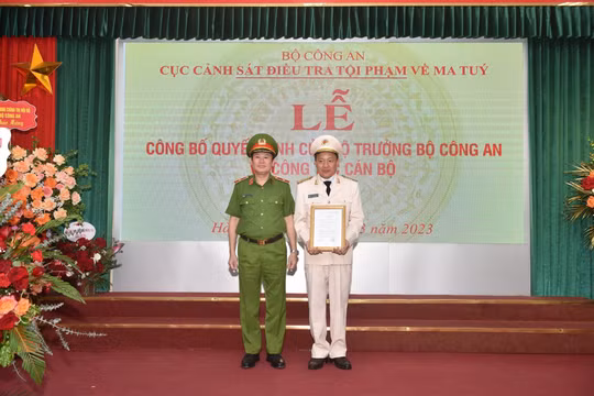 Đại tá Nguyễn Ngọc Quang giữ chức Phó Cục trưởng Cục Cảnh sát điều tra tội phạm về ma túy