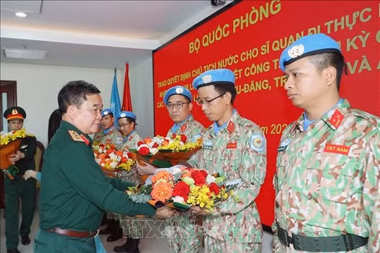 Những đóng góp của lực lượng gìn giữ hòa bình đã tạo nên dấu ấn của Việt Nam