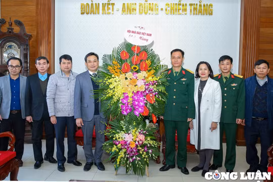 Hội Nhà báo Việt Nam thăm và chúc mừng Sư đoàn bộ binh 312