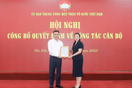 Nhà báo Trần Bảo Trung được bổ nhiệm Phó Tổng Biên tập Tạp chí Mặt trận